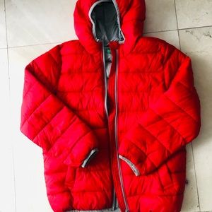 Puffer with bright color from  Benetton